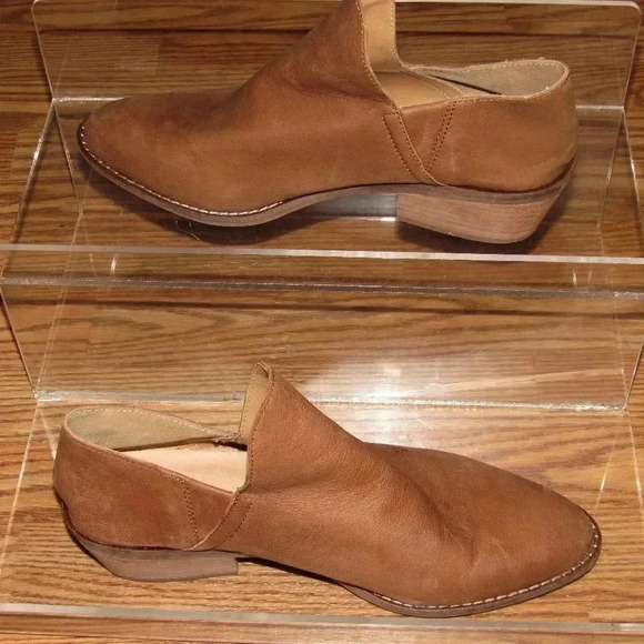 LUCKY BRAND Fausst Leather Ankle Booties Size 10M - Picture 1 of 6